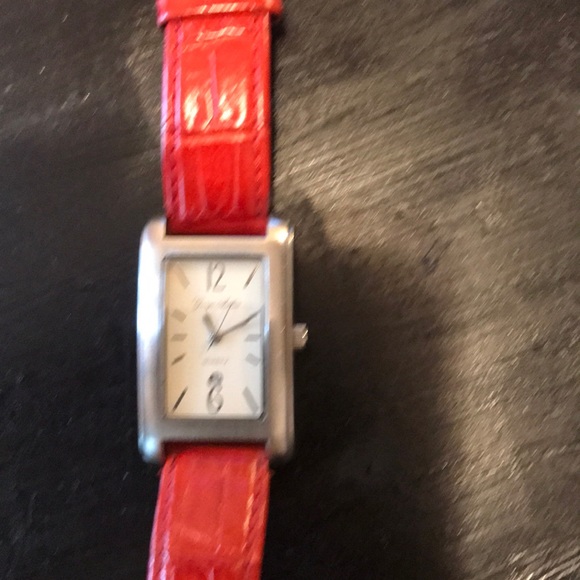 george arthur Accessories - 3 for $15 🦋🦋- Quartz Watch with red leather band